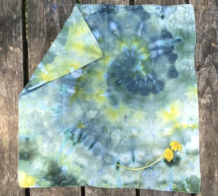 Ice Dyed Handkerchiefs